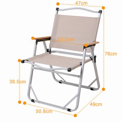 China Foldable Wholesale Large Size Foldable Portable Fishing Camping Outdoor BBQ Picnic Camping Chair for sale