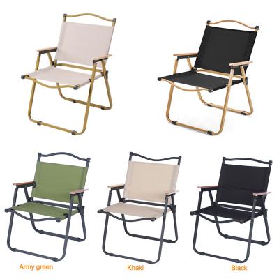 China Foldable Portable Medium Outdoor Garden Picnic Folding Chair Camping Fishing Kermit Chair for sale