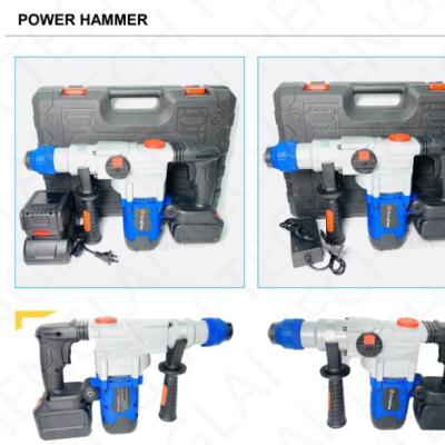 China HENGLAI in stock! ! ! Industrial Cordless Multifunctional Impact Drill Electric Hammer Grade Electric Rotary Hammer HLDC-06 for sale