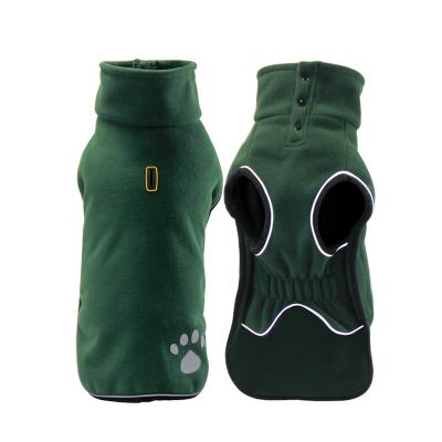 China Fleece Viable Outdoor Waterproof Jacket Reflective Warm Thickened Autumn And Winter Pet Dog Sweater Coat for sale