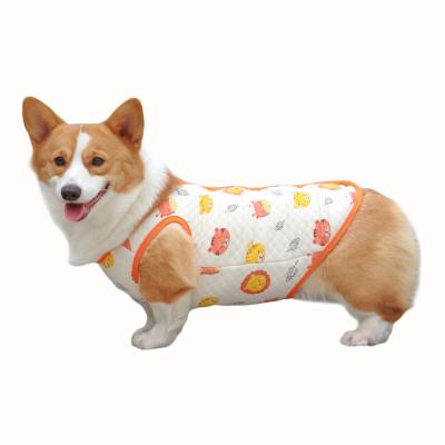 China Viable Vest Teddy Fadou Schnauzer Corgi Hairless Cat Pet Clothes Cotton Autumn and Winter Cotton Dog Vest for sale