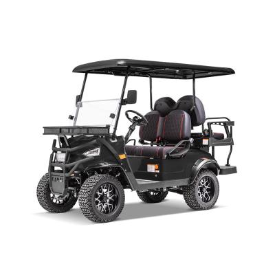 China Electric Low Speed ​​Lifted Steering Wheel Cart Crossover Car KANDI Off Road 4 Seat Golf Cart for sale