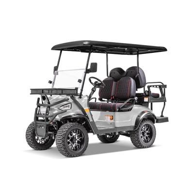 China Steering Wheel Electric Vehicle Lifted Cart 2+2 Crossover Car KANDI Off Road Golf Cart 4 Seat for sale