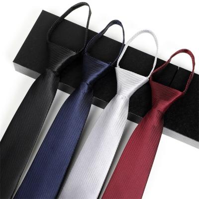 China Newest Fashion Polyester 100% Handmade Zipper Tie For Men for sale