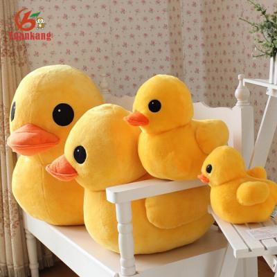 China Good Big Duck Singing Plush Duck Toy Yellow Plush Stuffed Plush Stuff With Noise for sale