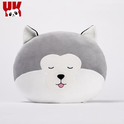 China Cute Plush Toy Anti-Static Customized Sofa Dog Cushion Decorative Pillow for sale