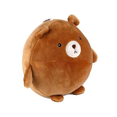 China Cute Plush 12cm Mini Brown Plush Teddy Bear Key Chain for sale