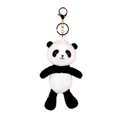 China Custom Panda Bear Anti-Decubitus Stuffed Animals Plush Panda Key Chain Toy for sale