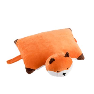 China Anti-Apnea Home Decoration Soft Toy Stuffed Soft Multifunction Fox Pillow for sale