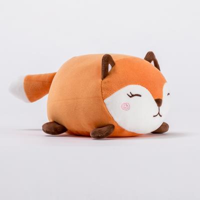 China Soft Plush Stuffed Pillow Custom Cute Soft Animal Fox Cushion Plush Pillow Cartoon Plush Home Decor Fox Pillow for sale