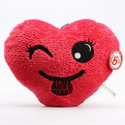 China Cute Stuffed Plush Toy Red Star And Cushion Heart Shaped Toys For Children for sale