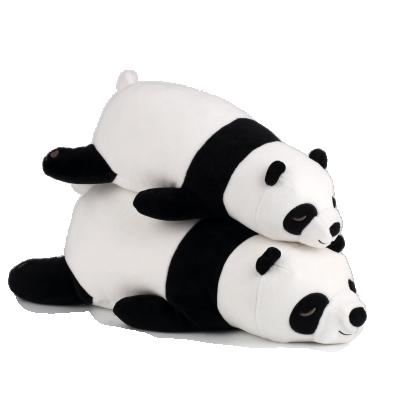 China Wholesale Black And White Panda Teddy Bear Doll Soft Plush Panda Plush Toys for sale