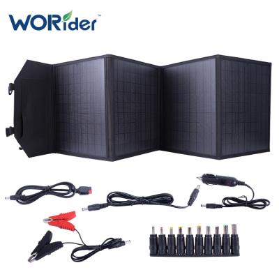 China 60 Watt For Mobile Phones Charging Portable Foldable Solar Panel Fishing Outdoor Power Bank 2600*540*20mm for sale