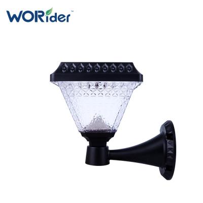 China 2022 Latest Garden Style All in One IP65 RGB Solar Garden Light Solar Wall Light for sale