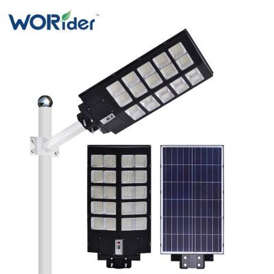 China ROAD integrated all in one led solar street lights 500W outdoor with remote control board for sale