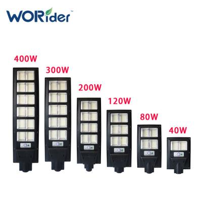 China ROAD 4000 Lumen Solar Powered Wall Street Light With Auto Pole for sale