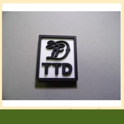 China Factory Cheap Custom PVC 3d Rubber Embossed Patch Logo Silicone Soft Rubber Garment Clothing Label Clothing Brand Patch for sale