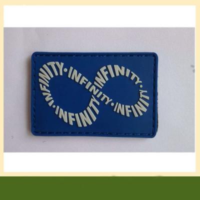 China New Promotional advertised Custom PVC rubber patch for cloth bag for sale