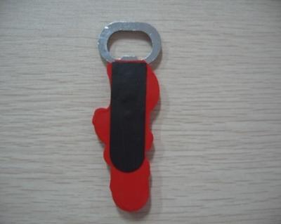 China High class customized design factory price 3d PVC bottle opener for sale