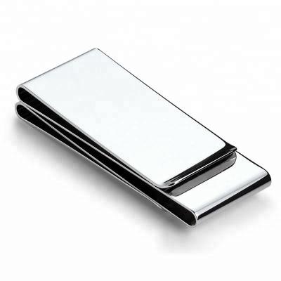 China Personalized metal unique cheap stainless steel wallet money clip for sale