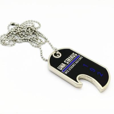 China China Supplier Wholesale OEM Steel Military Custom Logo Dog Tags for sale