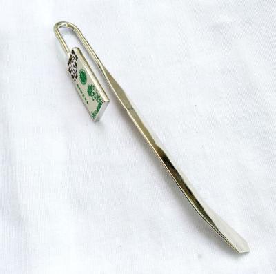 China Custom Hot Selling Nickel Plated Spring Steel/Metal Book Mark/Bookmarks for sale