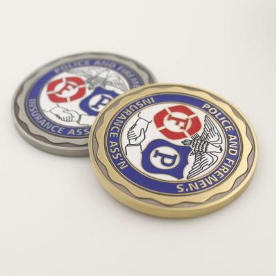 China 3D design custom stamping sports challenge Coin metal gold plating coin for sale