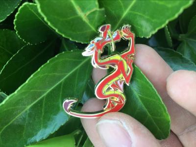 China Hard Enamel Designer Lapel Pins use screen printing under customized size for sale