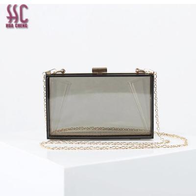 China 2020 hot sale acrylic clutch ladies bag factory cheap price acrylic evening clutch bag for sale