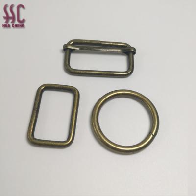 China High Quality Brass Hand Square Ring Bag Hardware Accessories Metal Square Ring For Bag for sale