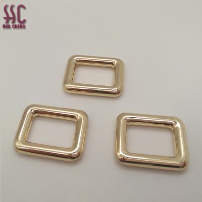 China High Quality 12mm Metal Accessories Rectangle Ring Metal Square Nickel Free Ring for sale