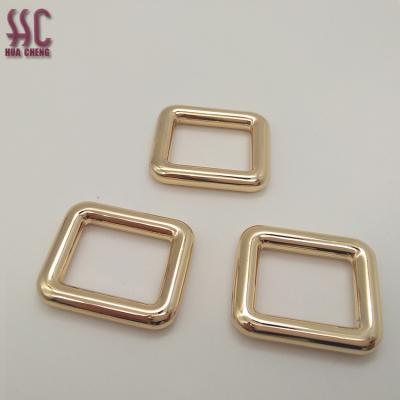 China manufacture wholesale15mm metal square ring purse nickel free hardware for sale