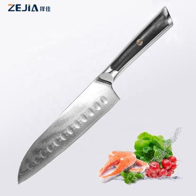 China Viable Custom Professional Chef Knife 67 Layers Real Damascus 7