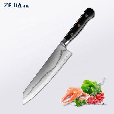 China Sustainable Chef 8ince Knife VG10 Damascus Steel Professional Kitchen Knives Slicing Cleaver Knife for sale