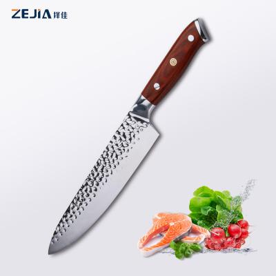 China Modern viable 8iinch chef knife rivets handle forging chef knife meat cleaverCarving knife with exquisite wooden box for sale