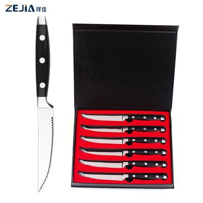 China Best Selling Stylish Steak Knives Viable 4.5 Inch Steak Knife Set Of 6 Buy Steak Knives Serrated for sale