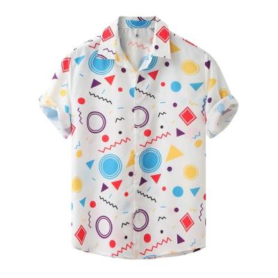 China Summer Custom New Style Mens Floral Design OEM Anti-pilling Beach Shirt Digital Printing Hawaii Graphic Shirts for sale