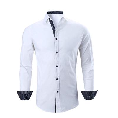 China Anti-pilling White Oxford Shirt Latest Design Summer Office Uniform Shirt For Men for sale