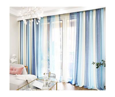 China Wholesale Price Blackout Blackout Design Window Curtain Sun Proof Sheer Drapes For High End Living Room Decorate Rodless Drapes for sale