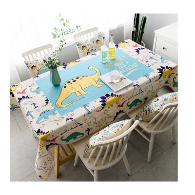 China Customized soft and comfortable wholesale price cartoon design tablecloth soft and skin friendly children's tablecloth polyester desk cover fabric for sale