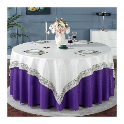 China Customized Waterproof Outdoor Birthday Party Hotel Wedding Banquet Christmas Decoration Supplies Waterproof Round Rectangle Tablecloth for sale