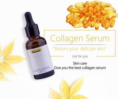 China Collagen Anti Aging Skin Care Serum Peptide Melasma Acne Scar Wrinkle Brightening Anti Aging Removal Whitening Collagen Serum for sale