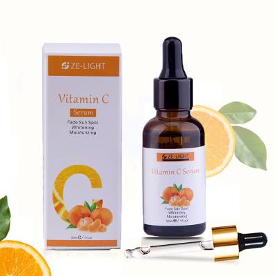 China Skin Revitalizer 30ml Whitening Brightening Moisturize Improve Roughness Brighten Spots Hyaluronic Acid Vitamin C Facial Serum for sale