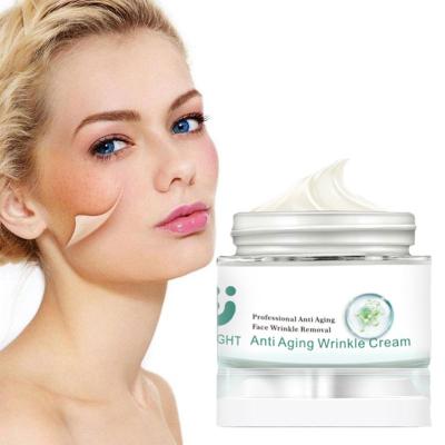 China Best Anti Aging Organic Facial Private Label Wrinkle Fine Lines Reduces Dark Spots Firmness Face Cream for sale