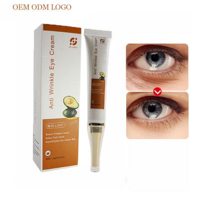 China Anti-Puffiness OEM Anti-Wrinkle Ageless Tightening Dark Circles Eye Bag Remover Puffy Eye Cream Anti Aging Settlement Under Eye Cream for sale