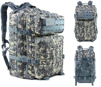 China Custom Anti-theft System Anti-theft System Army Tactical Molle Bag Camouflage Camouflage ACU Backpack OEM for sale