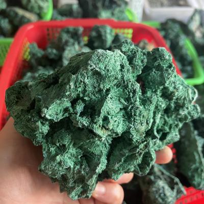 China High Quality Natural Rough Raw Green Stone Malachite Congo Malachite Stone China Rough Malachite For Healing for sale