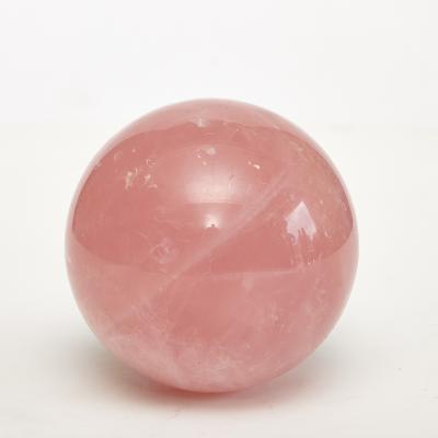 China China Wholesale Natural Healing Stones Crystal Pink Crystal Ball Fengshui Decoration Gift for sale