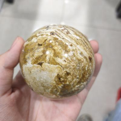 China China crystal ball natural whole sale polished ocean jasper crystal sphere for decoration for sale