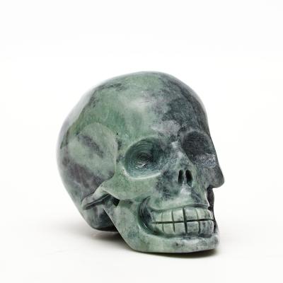 China High Quality Natural Fengshui Crystal Skulls From Dushan China Various Healing Wholesale Natural Jade Skulls for sale